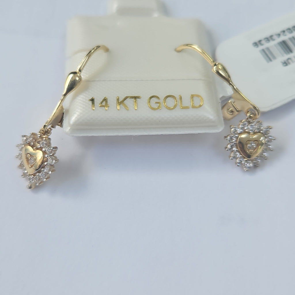 BROQUELES ORO 14K 2.1 (NUEVO)