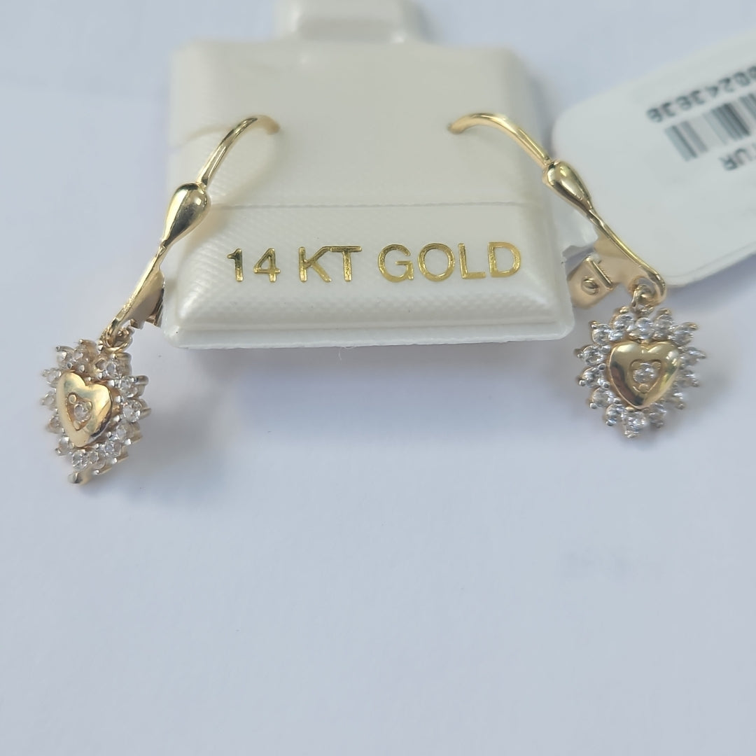 BROQUELES ORO 14K 2.1 (NUEVO)