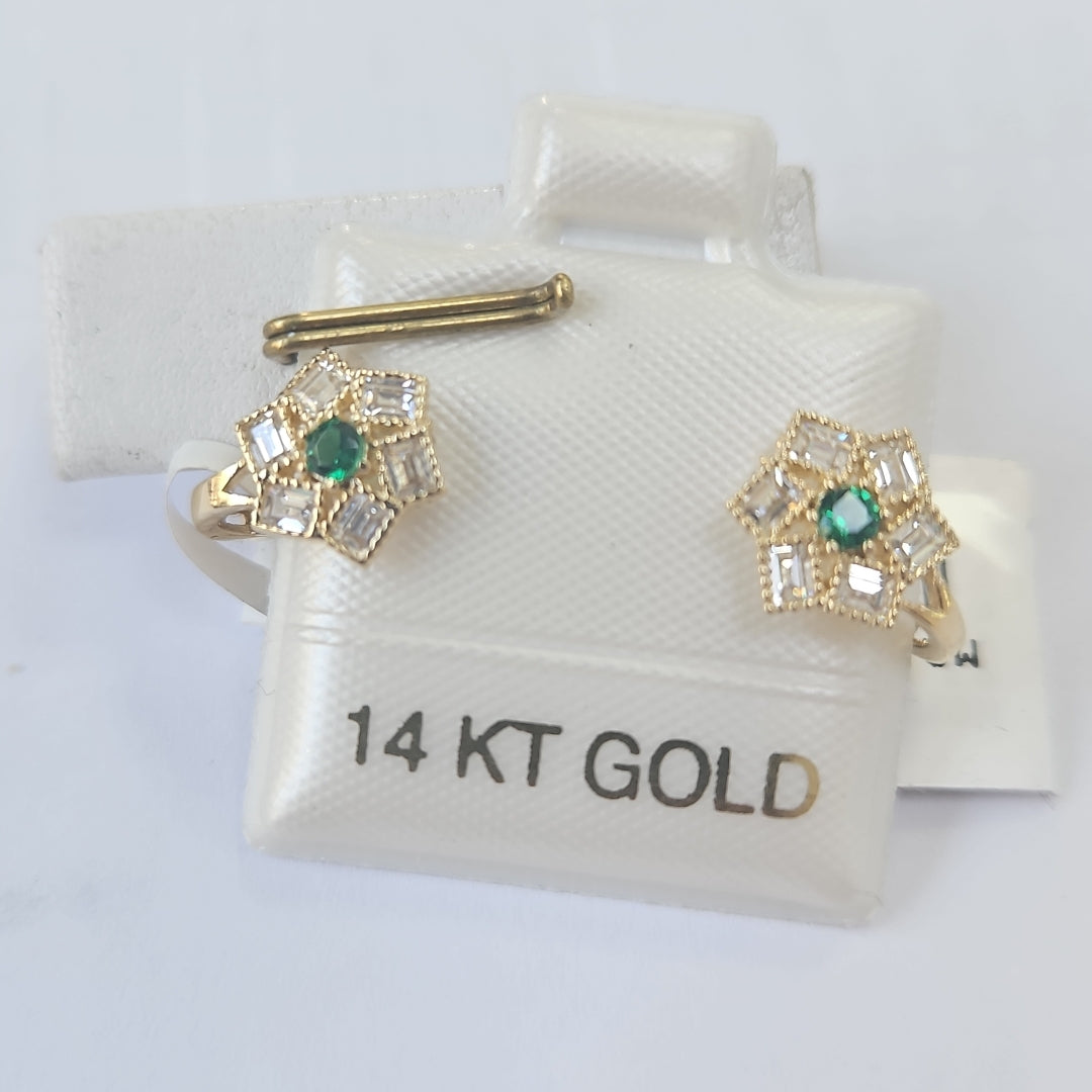 BROQUELES ORO 14K 1.3 (NUEVO)
