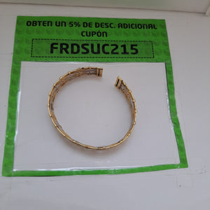 PULSERA RIGIDA ORO 14 K 18,00 GRMS (SEMINUEVO)