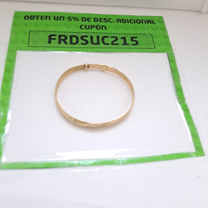 BRAZALETE. ORO. 10 K 5.7 GRMS (SEMINUEVO)