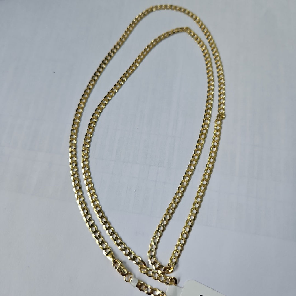 CADENAS BARBADA AMARILLA ORO 14K 8 (NUEVO)