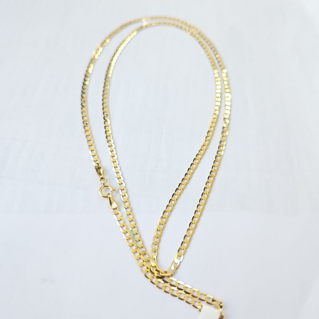 CADENAS BARBADA AMARILLA ORO 14K 4.3 (NUEVO)