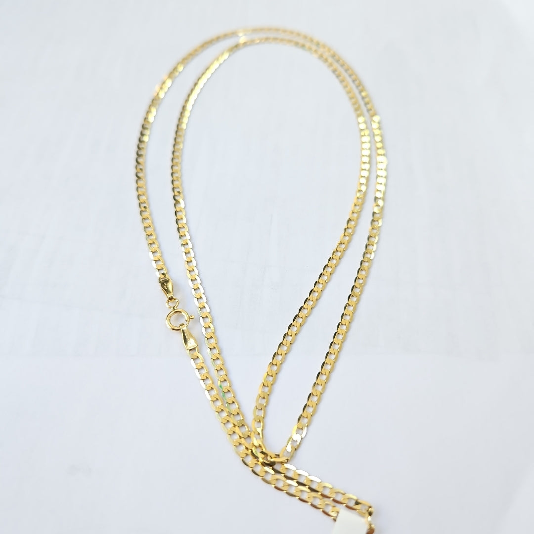 CADENAS BARBADA AMARILLA ORO 14K 4.3 (NUEVO)