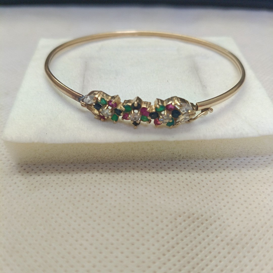 PULSERA RIGIDA. ORO. 14 K 6.3 GRMS (SEMINUEVO)
