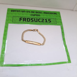 ESCLAVA ORO 10 K 3,70 GRMS (SEMINUEVO)