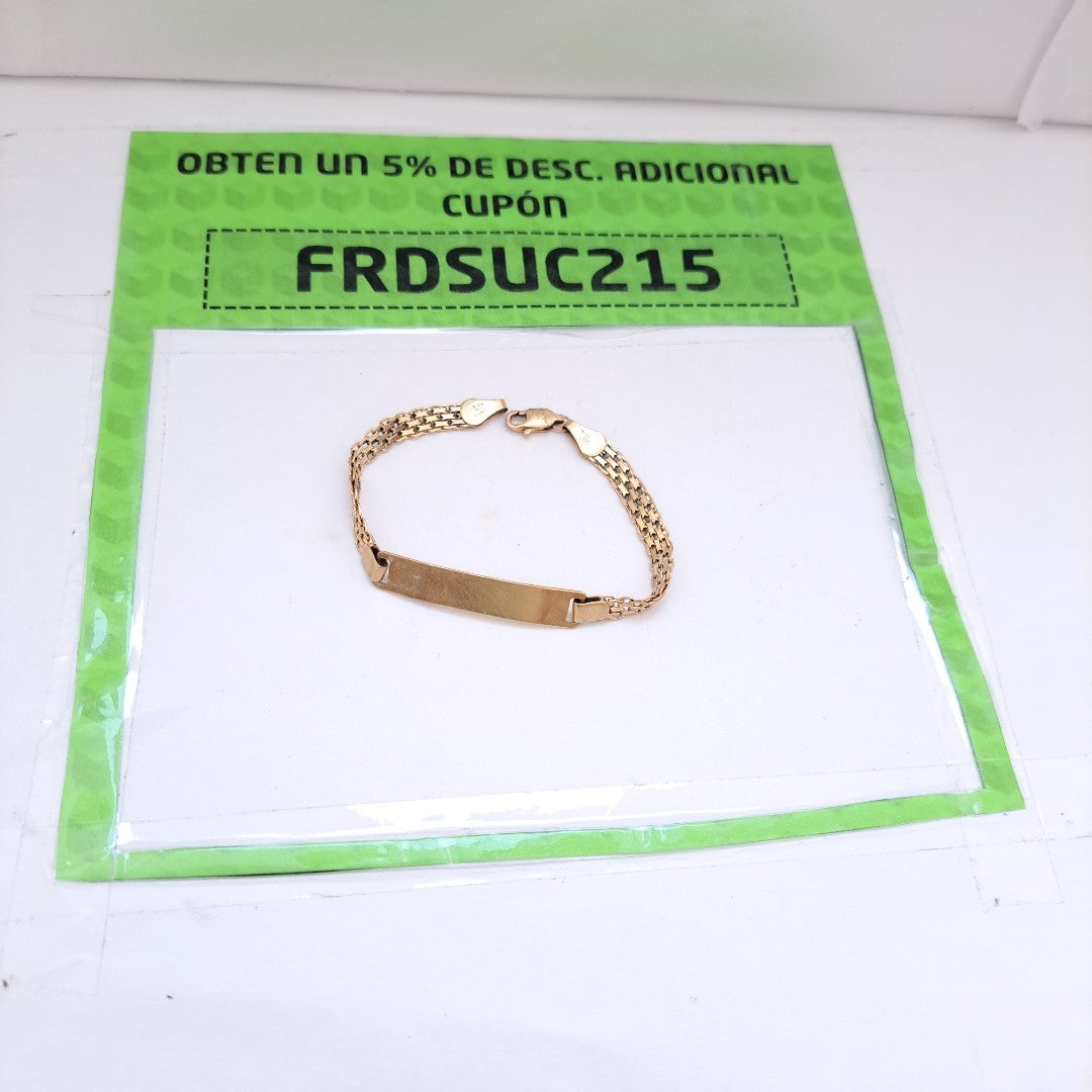 ESCLAVA ORO 10 K 4,70 GRMS (SEMINUEVO)