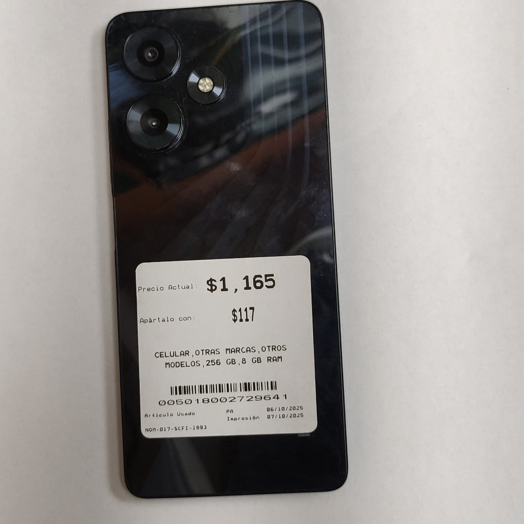 CELULAR OTRAS MARCAS OTROS MODELOS 256 GB 8 GB RAM (SEMINUEVO)