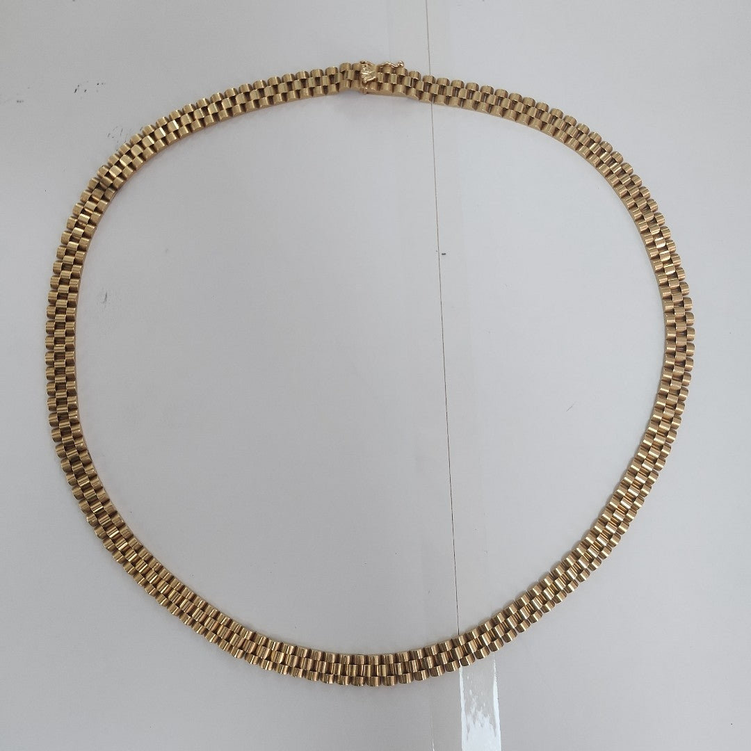 GARGANTILLA. ORO. 14 K 63.6 GRMS (SEMINUEVO)