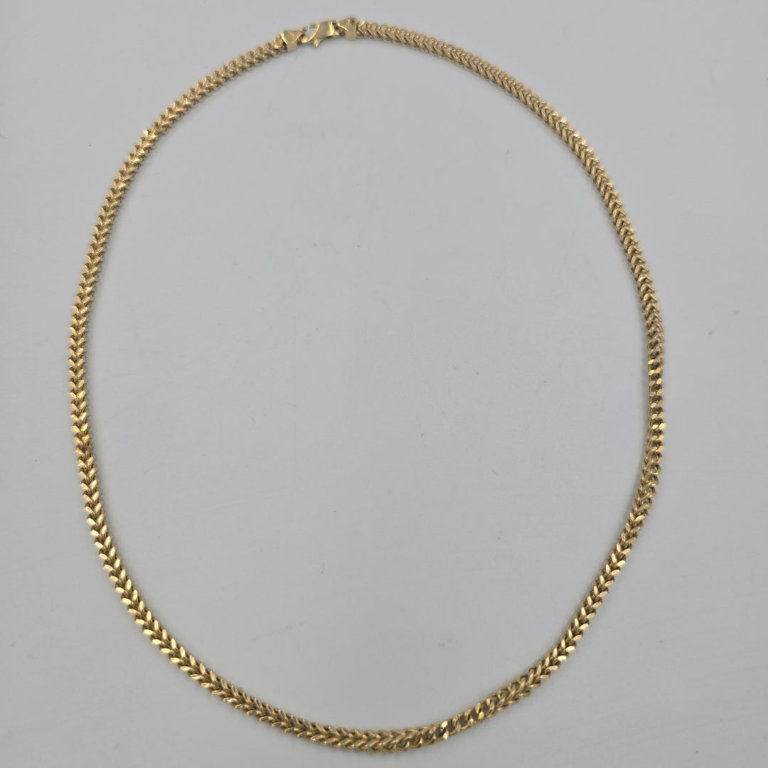 GARGANTILLA. ORO. 14 K 11.1 GRMS (SEMINUEVO)