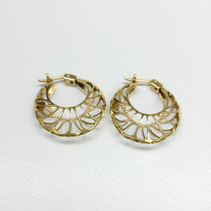 ARRACADAS PAR ORO 14 K 3,50 GRMS (SEMINUEVO)