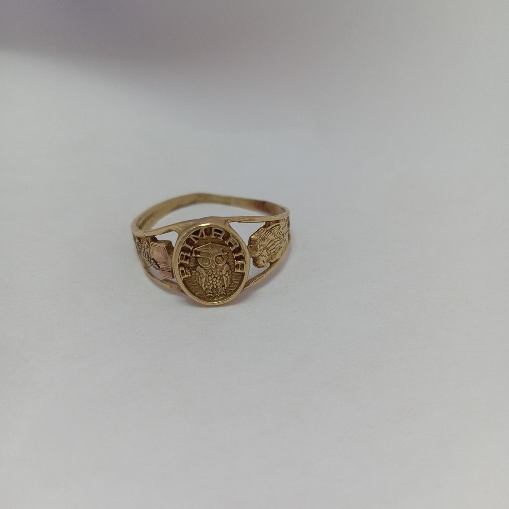ANILLO DE GRADUACIÓN ORO 10 K 2,20 GRMS (SEMINUEVO)