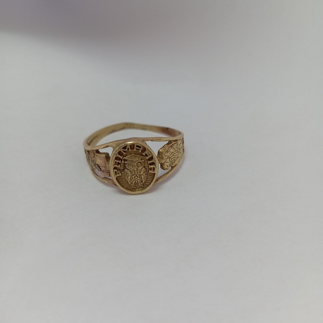 ANILLO DE GRADUACIÓN ORO 10 K 2,20 GRMS (SEMINUEVO)