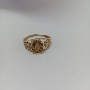 ANILLO DE GRADUACIÓN ORO 10 K 2,20 GRMS (SEMINUEVO)