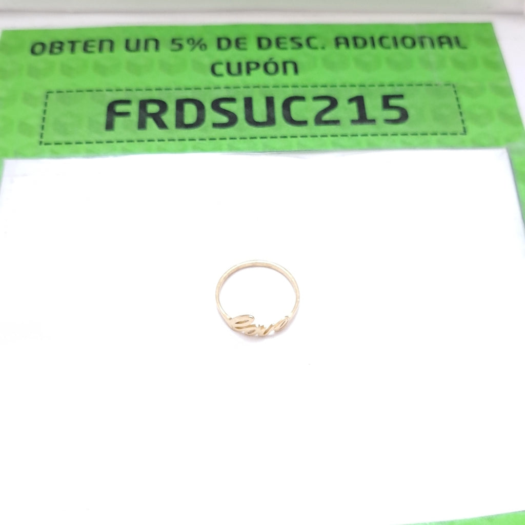 ANILLITO ORO 10 K 1,30 GRMS (SEMINUEVO)