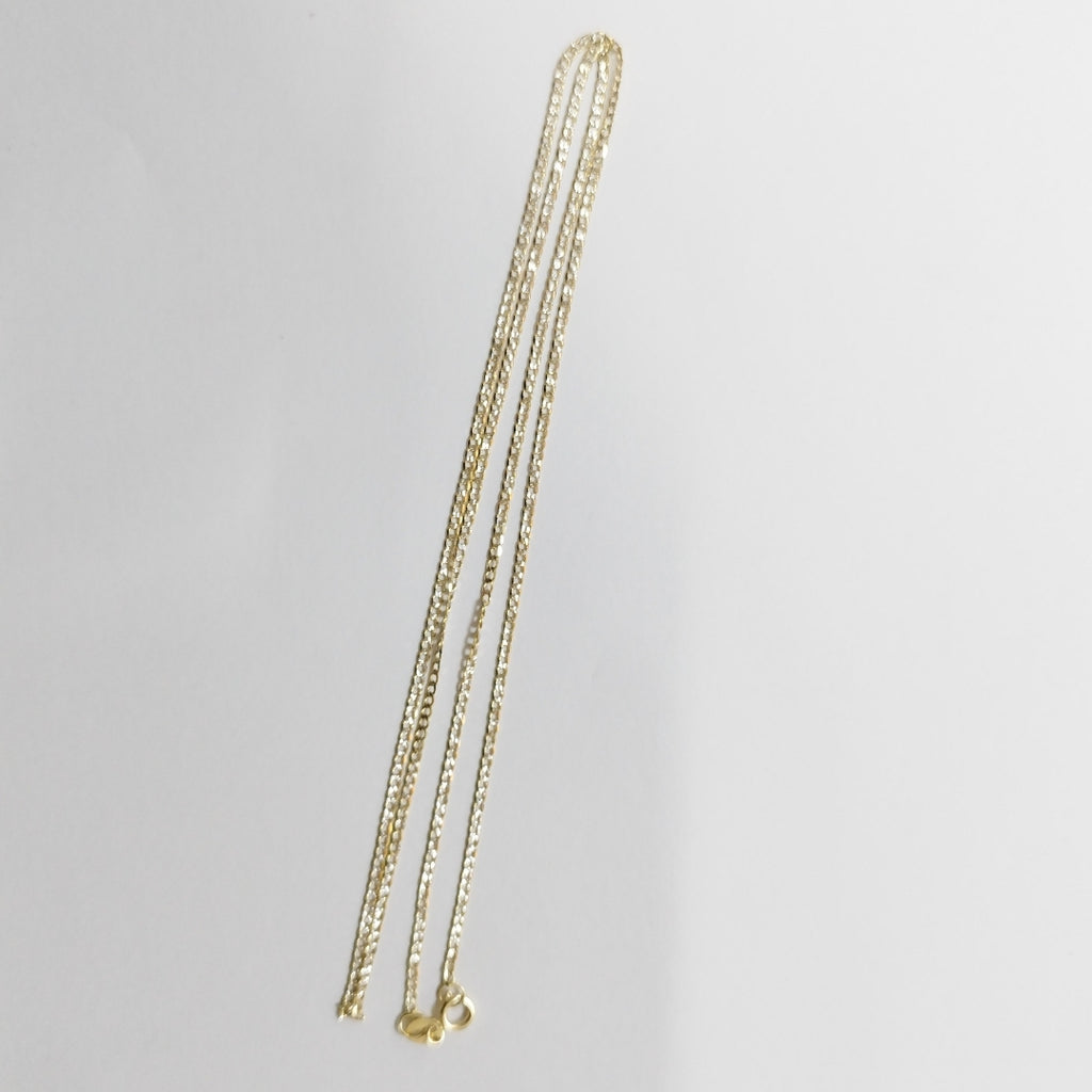 CADENAS BARBADA DIAMANTADA ORO 14K 2.3 (NUEVO)