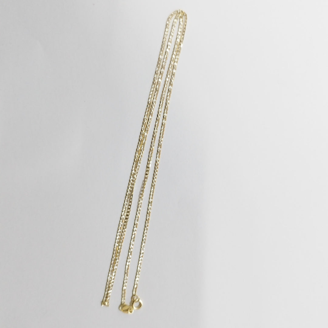 CADENAS BARBADA DIAMANTADA ORO 14K 2.3 (NUEVO)
