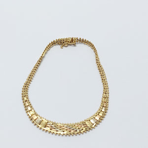 PULSERA. ORO COMBINADO. 14 K 7.9 GRMS (SEMINUEVO)