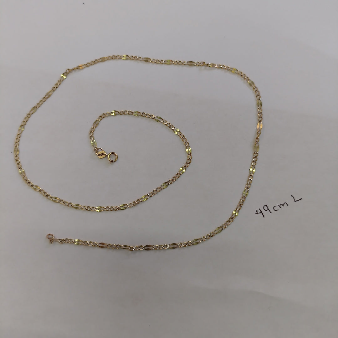 CADENA. ORO. 10 K 2.7 GRMS (SEMINUEVO)