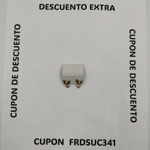 BROQUELES PAR. ORO. 10 K 1.2 GRMS (SEMINUEVO)