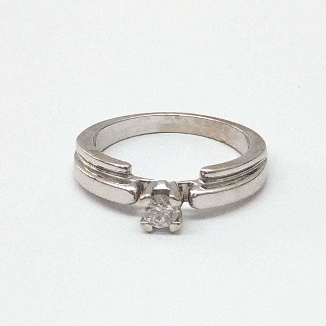 ANILLITO ORO BLANCO 14 K 4,60 GRMS (SEMINUEVO)