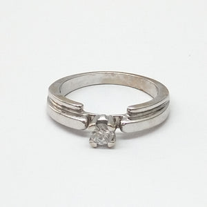 ANILLITO ORO BLANCO 14 K 4,60 GRMS (SEMINUEVO)
