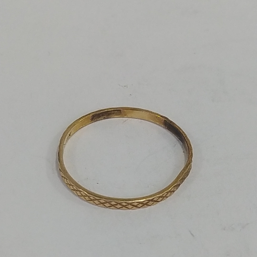 ANILLO ORO 14 K 0,90 GRMS (SEMINUEVO)