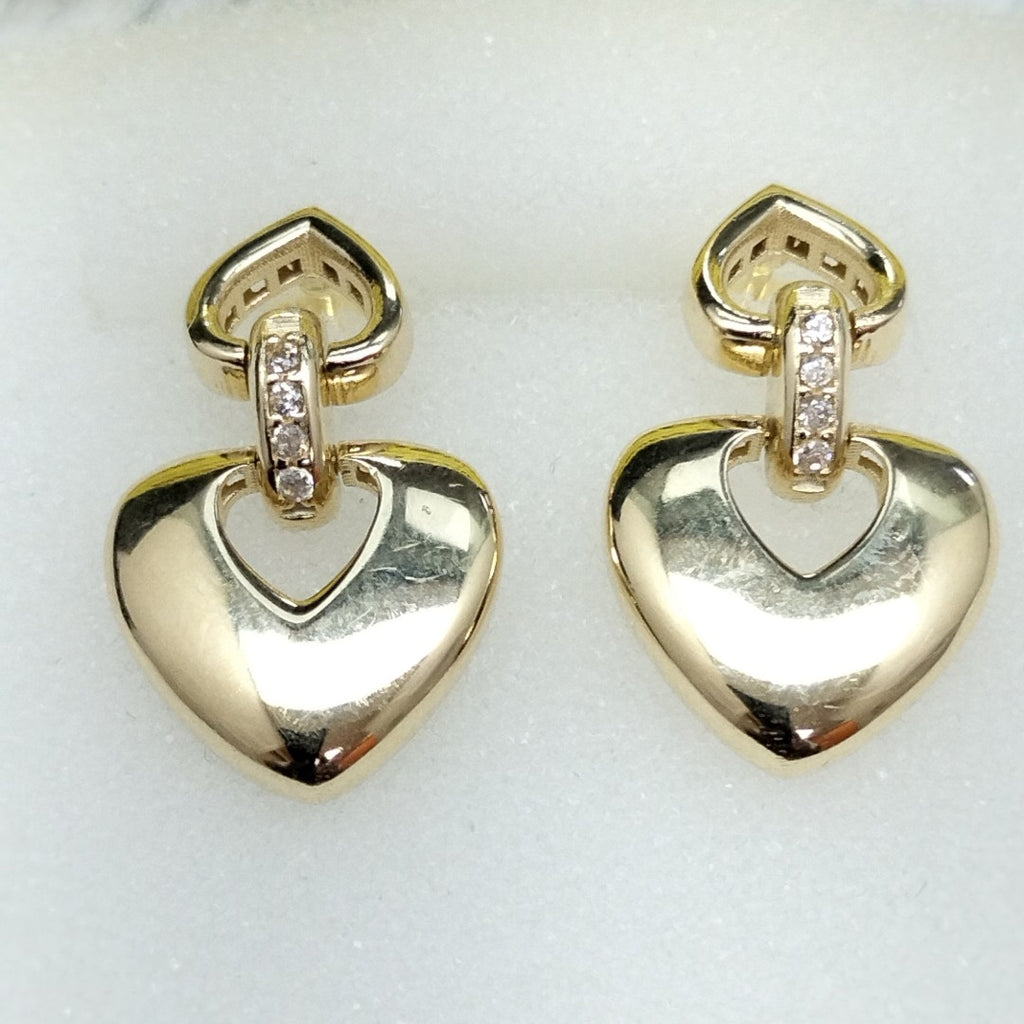 BROQUELES ORO 14K 3.3 (NUEVO)