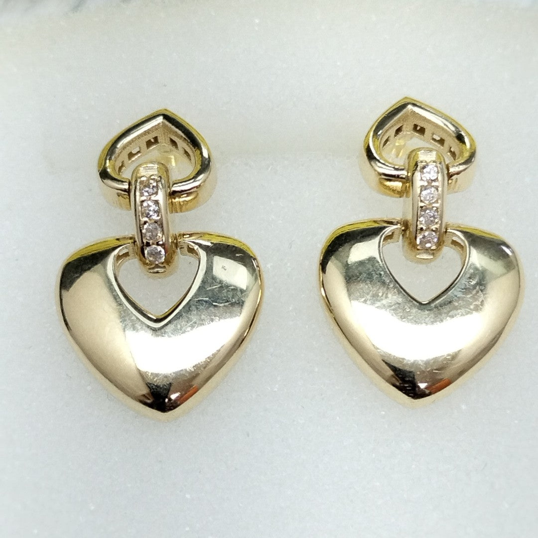 BROQUELES ORO 14K 3.3 (NUEVO)