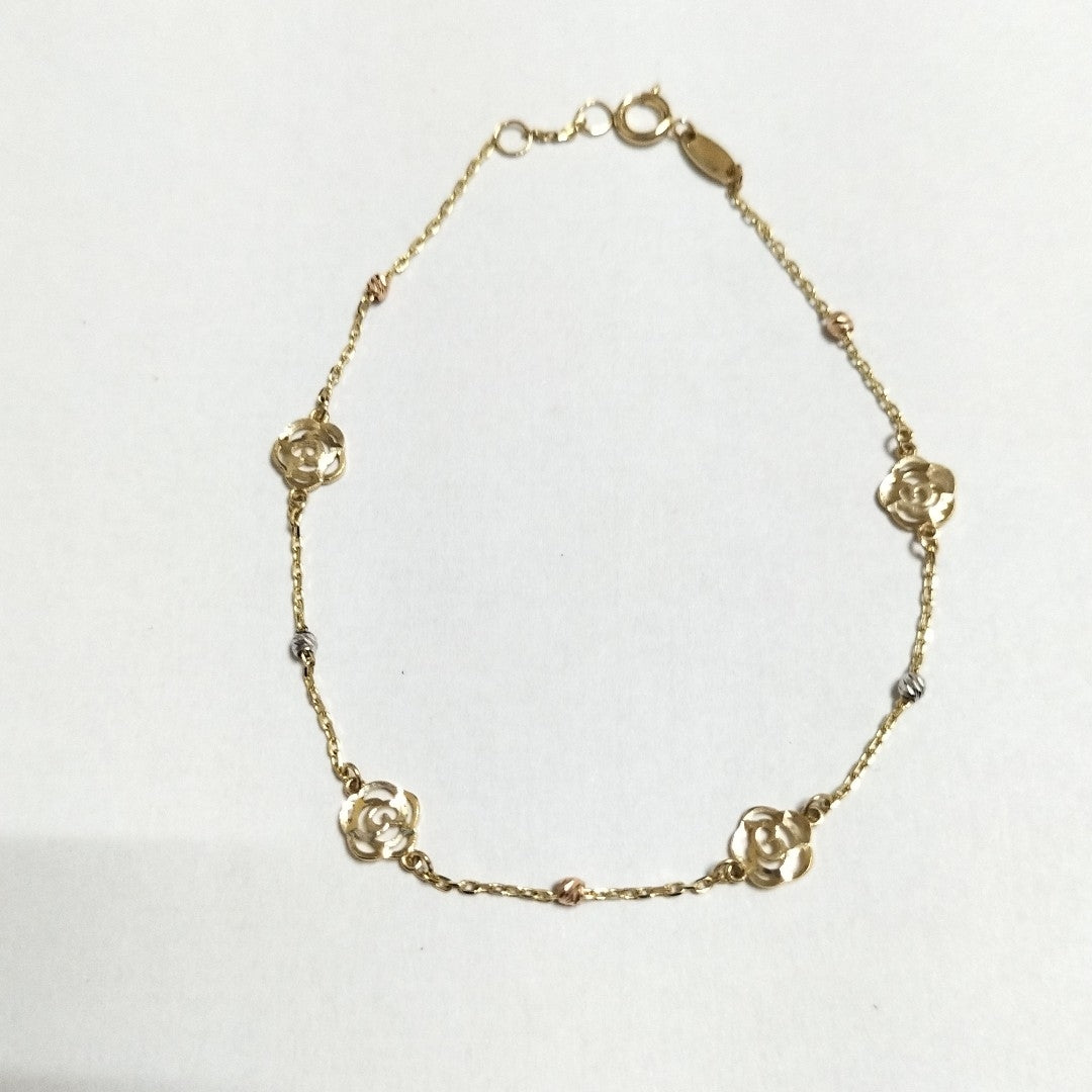 PULSERAS DAMA ORO 14K 1.3 (NUEVO)
