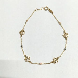 PULSERAS DAMA ORO 14K 1.3 (NUEVO)