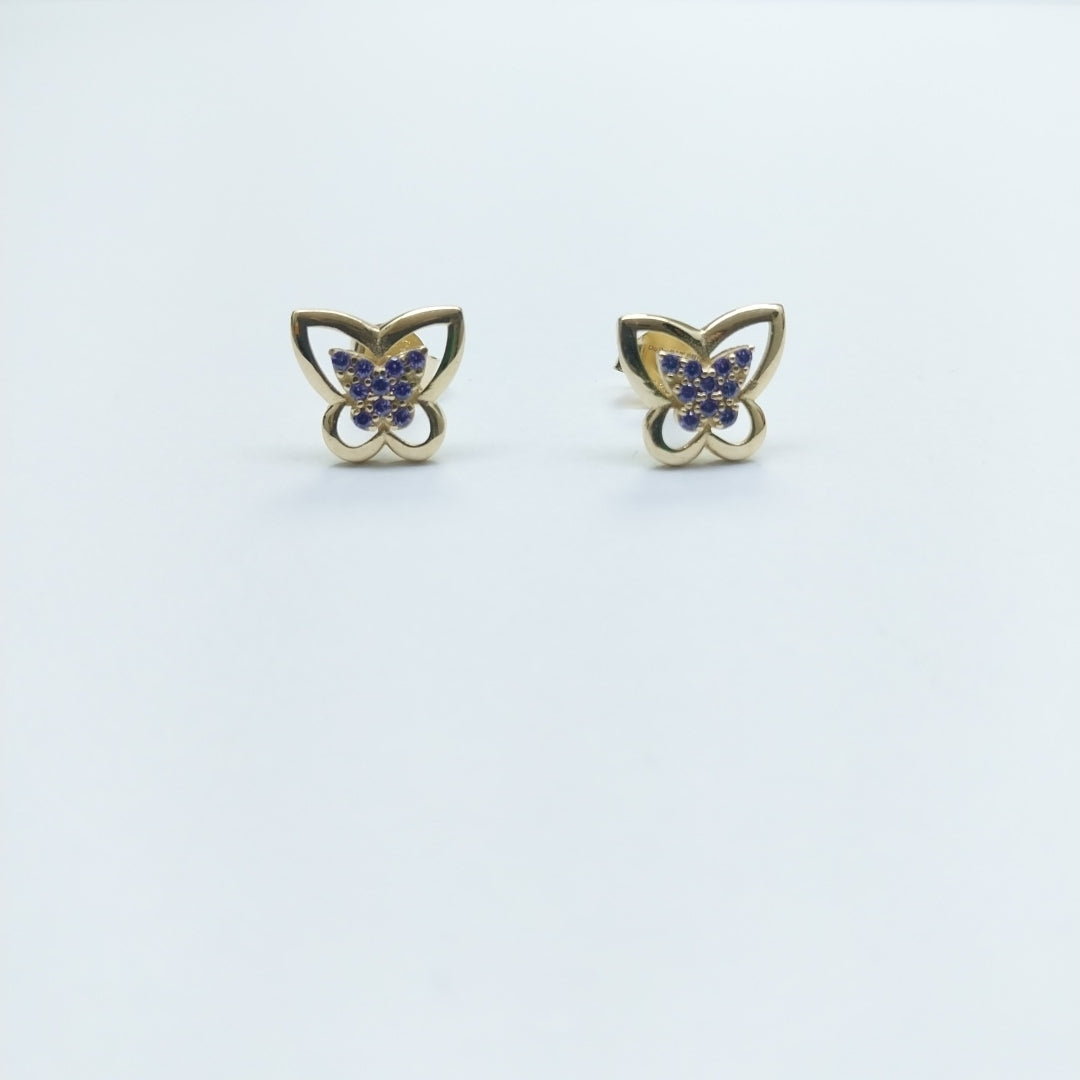 BROQUELES ORO 14K 1.5 (NUEVO)