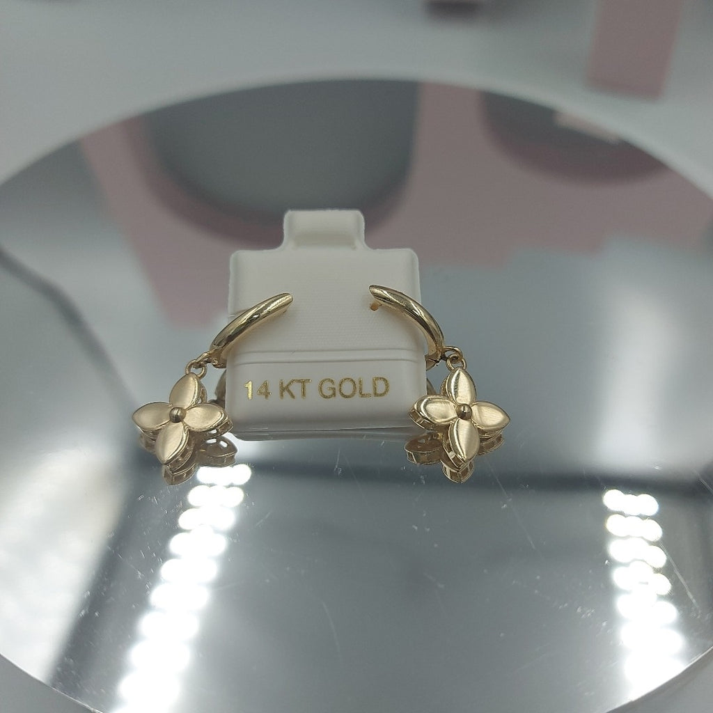 BROQUELES ORO 14K 3.2 (NUEVO)