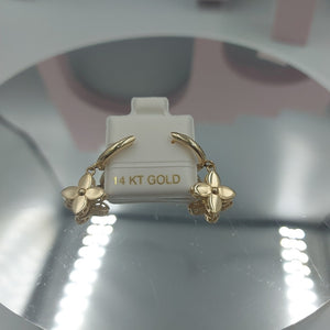 BROQUELES ORO 14K 3.2 (NUEVO)