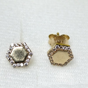 BROQUELES ORO 14K 1.4 (NUEVO)