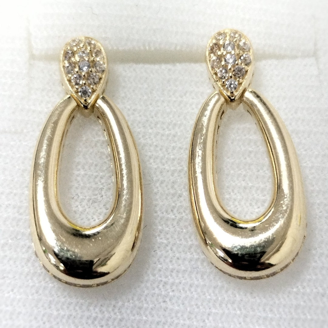 BROQUELES ORO 14K 4.3 (NUEVO)