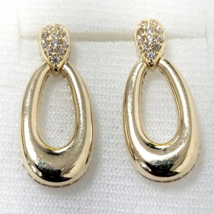 BROQUELES ORO 14K 4.3 (NUEVO)