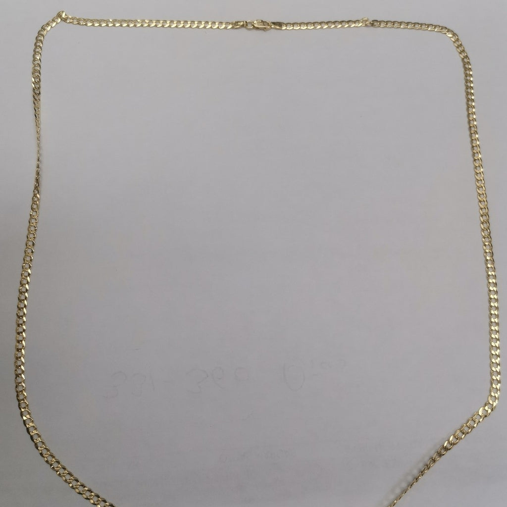 CADENAS BARBADA AMARILLA ORO 14K 7.7 (NUEVO)