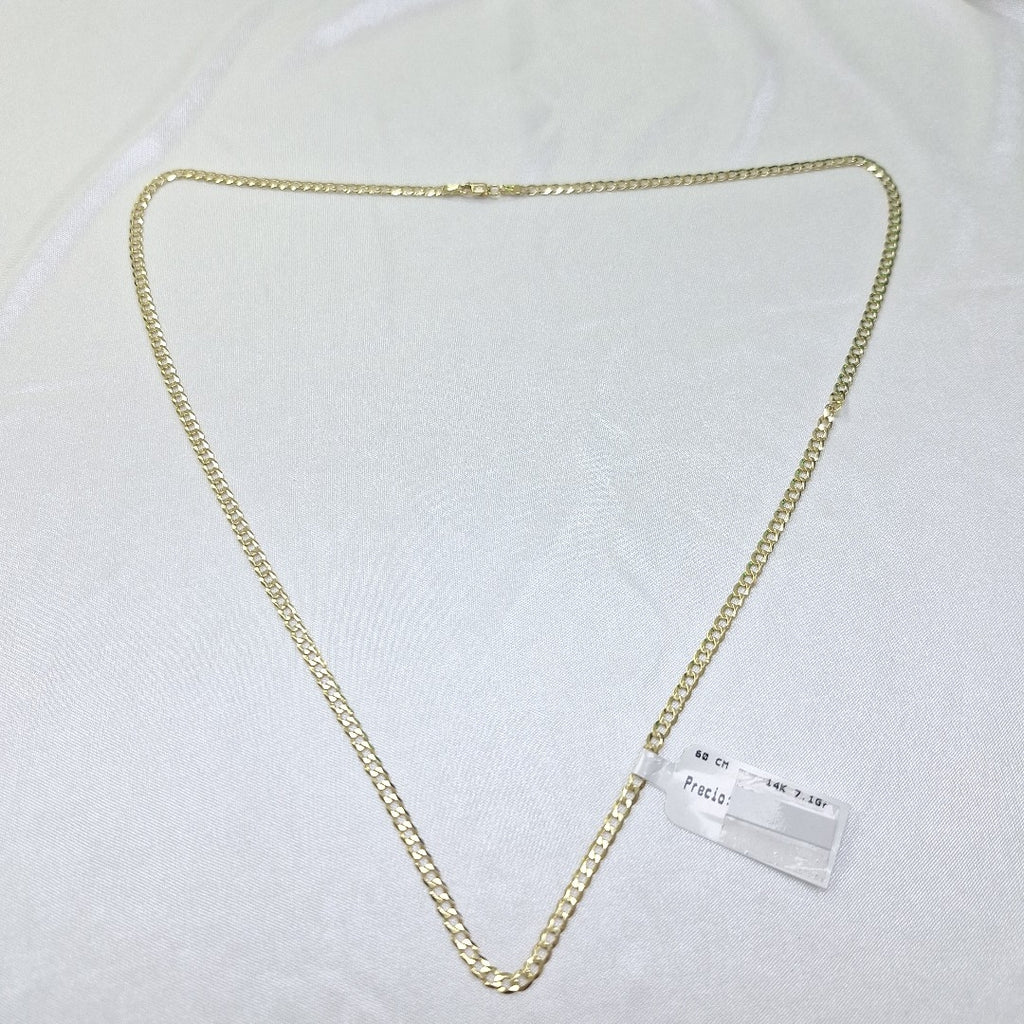 CADENAS BARBADA AMARILLA ORO 14K 7.1 (NUEVO)