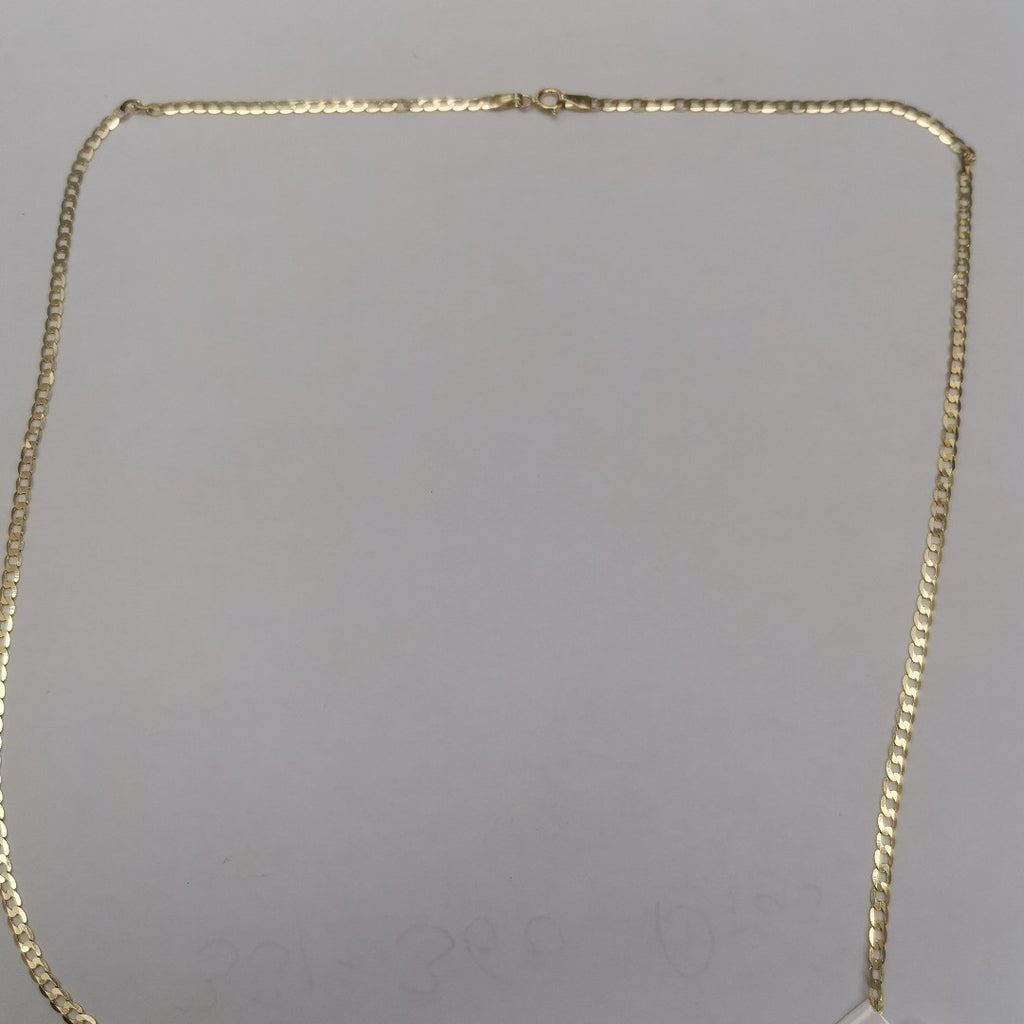 CADENAS BARBADA AMARILLA ORO 14K 3.6 (NUEVO)