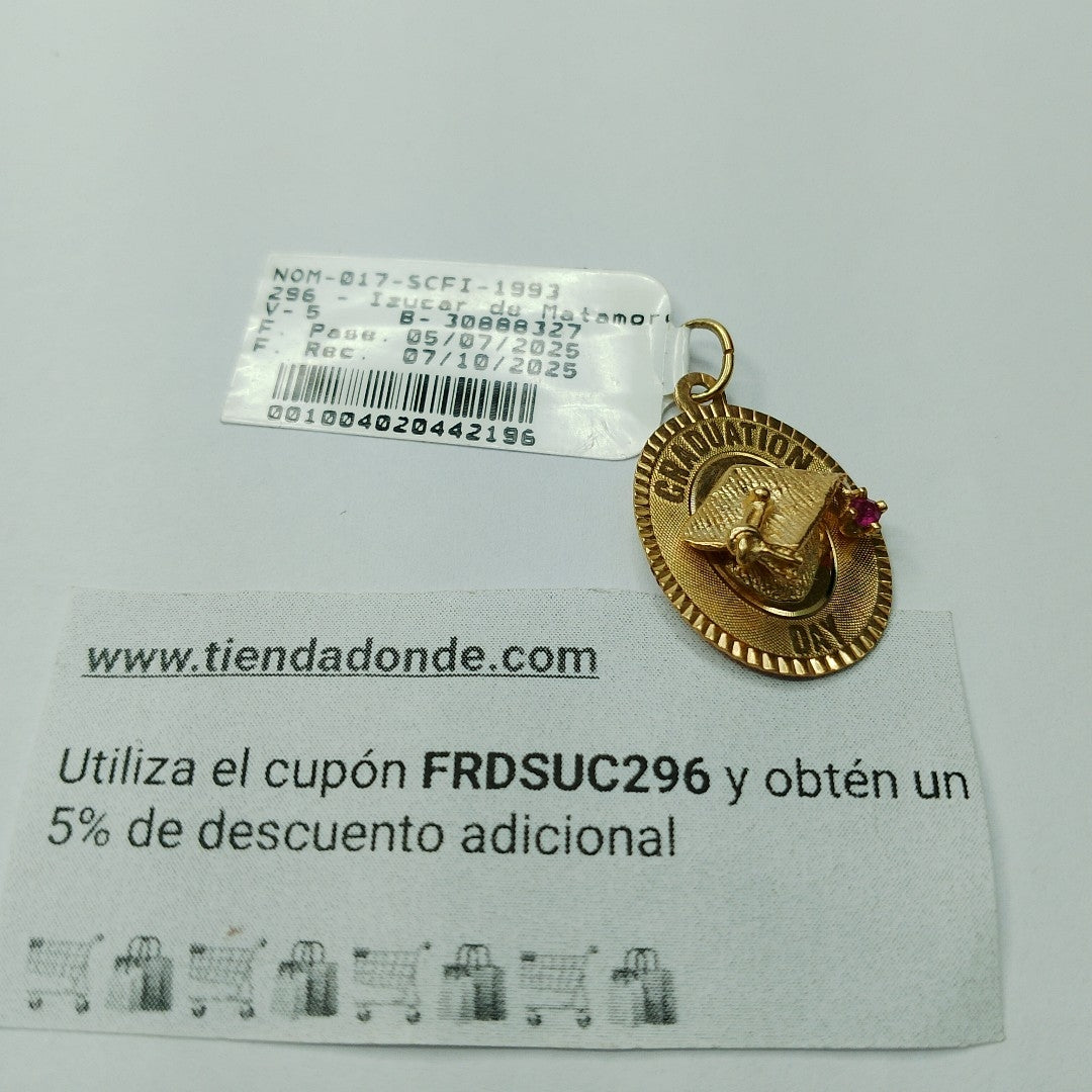 DIJE. ORO. 14 K 2.3 GRMS (SEMINUEVO)