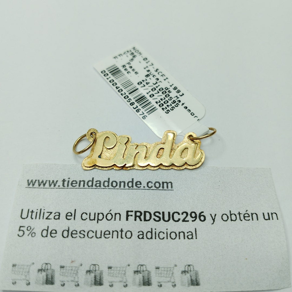 DIJE ORO 14 K 1,50 GRMS (SEMINUEVO)