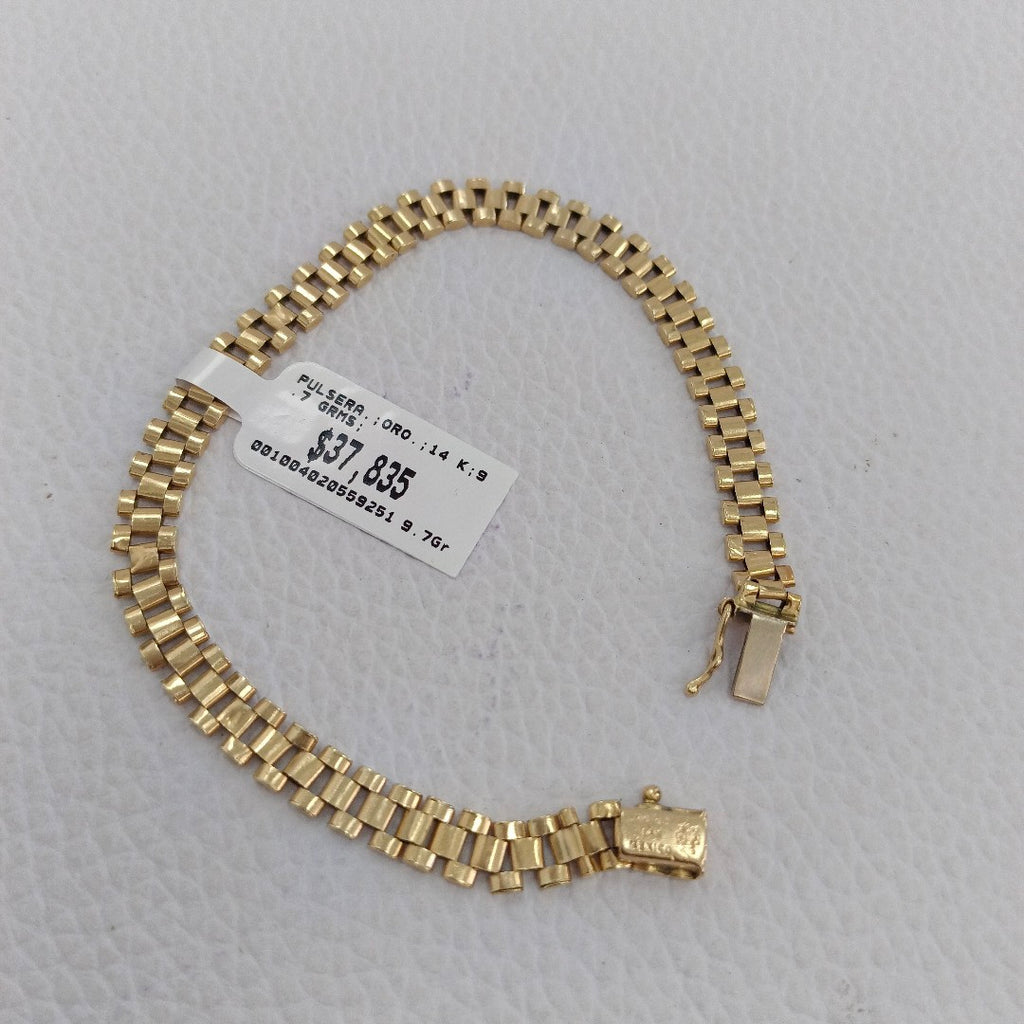 PULSERA. ORO. 14 K 9.7 GRMS (SEMINUEVO)
