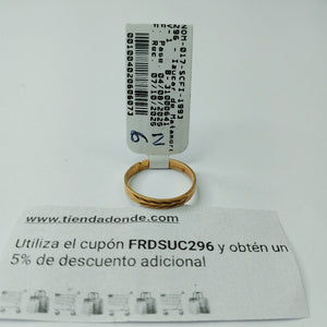 ARGOLLA ORO 10 K 0,80 GRMS (SEMINUEVO)
