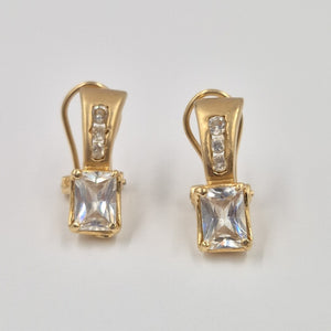 ARETES PAR ORO 14 K 5,20 GRMS (SEMINUEVO)