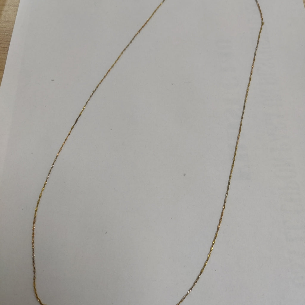 CADENA ORO,ORO COMBINADO 14 K 1,30 GRMS (SEMINUEVO)