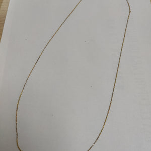 CADENA ORO,ORO COMBINADO 14 K 1,30 GRMS (SEMINUEVO)