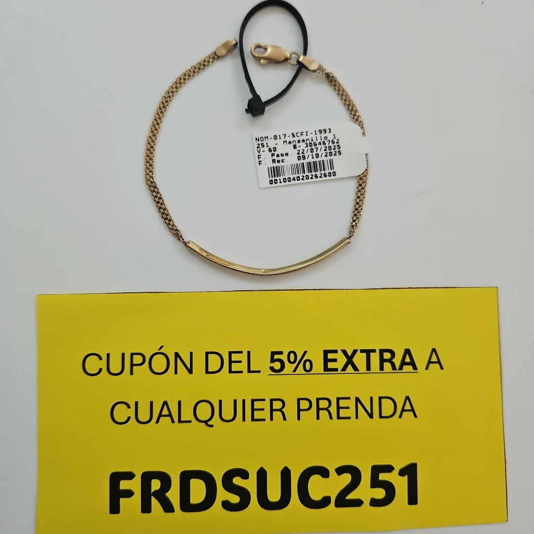 ESCLAVA. ORO. 10 K 2.7 GRMS (SEMINUEVO)