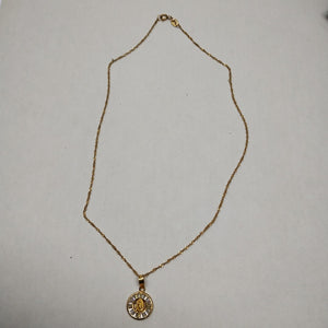 CADENA, MEDALLA RELIGIOSA. ORO. 10 K 1.6 GRMS (SEMINUEVO)