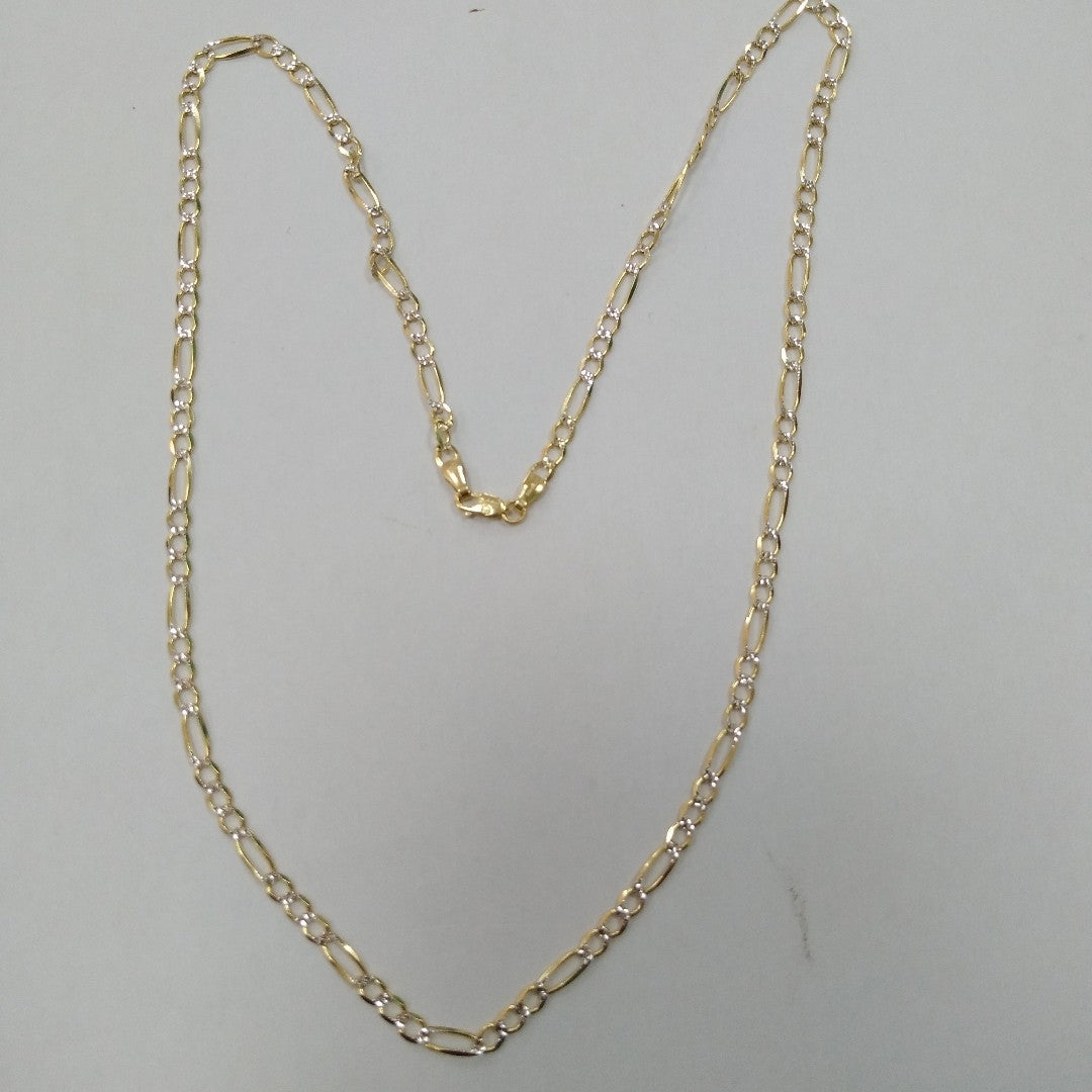 CADENAS CARTIER 3 1 DIAMANTADA ORO 10K 6.6 (NUEVO)